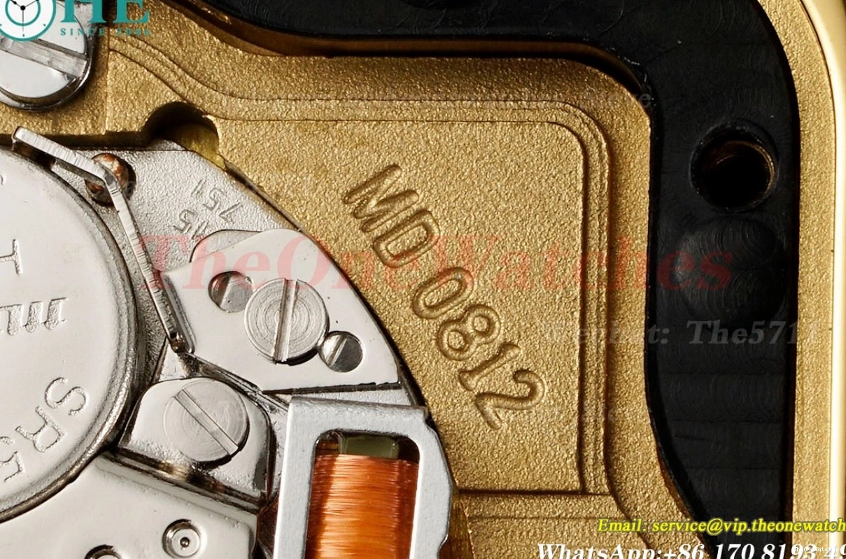 De Mop Ladies AF 27mm YG Panthere Secrete YG Dial Quartz 0409